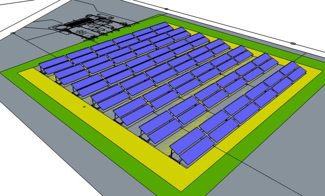 solare Großanlage für Wärmenetz in Ellern