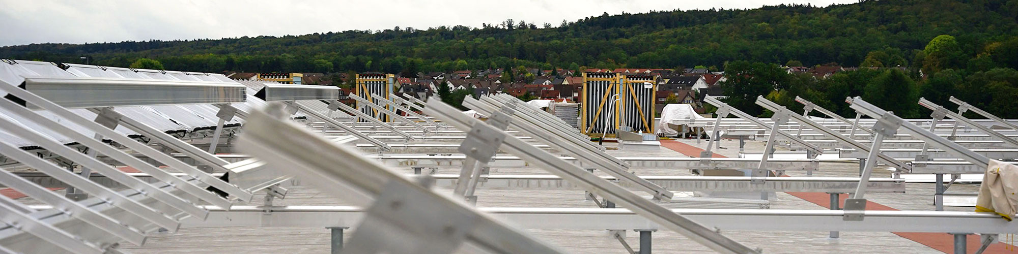 Anlagenbau einer Solarthermieanlage