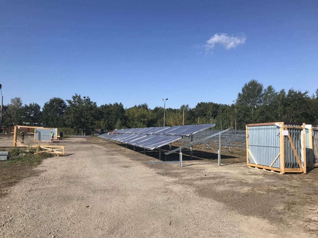 Solare Großanlage der Stadtwerke Potsdam Ritter XL Solar